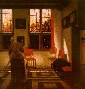 Pieter Janssens Elinga Room in a Dutch House France oil painting artist